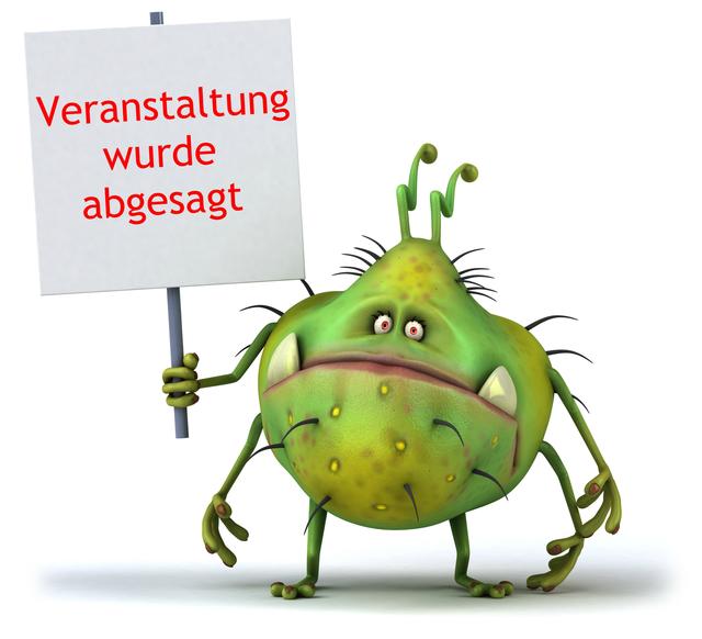 Abgesagte Veranstaltungen aufgrund Corona-Virus