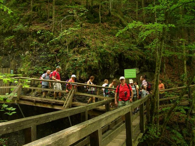 Wanderung durch die Nothklamm Gams