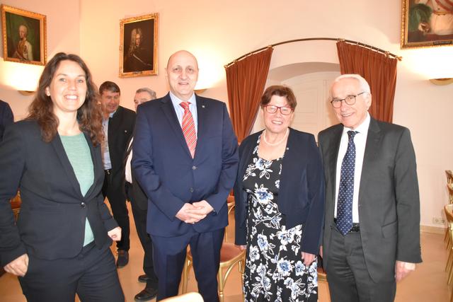 Uli Fischer, Gerald Höchtel, Josefa Geiger und Maximilian Titz.