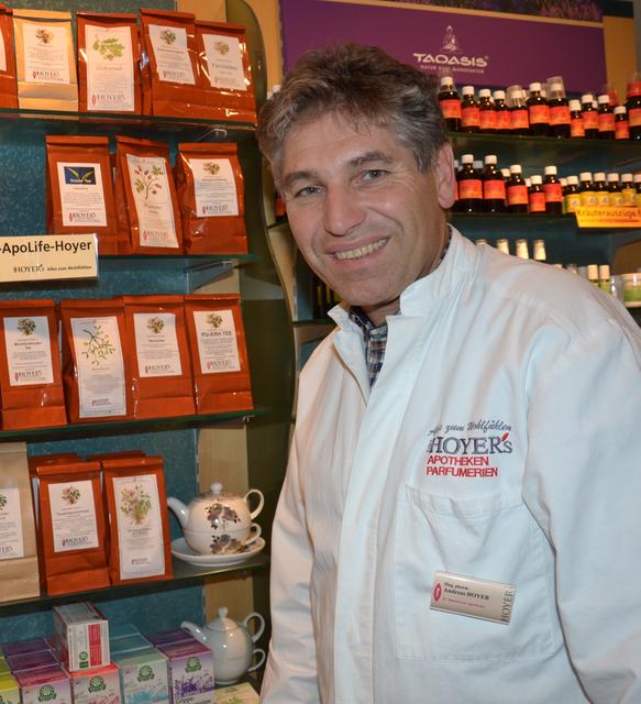 Andreas Hoyer, Apotheker der Nibelungenapotheke, der St. Valentinus Apotheke und Vizepräsident des österreichischen Apothekerverbandes, sieht sich für das Covid-19 gerüstet.