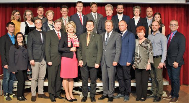 Der neue Bisamberger Gemeinderat.