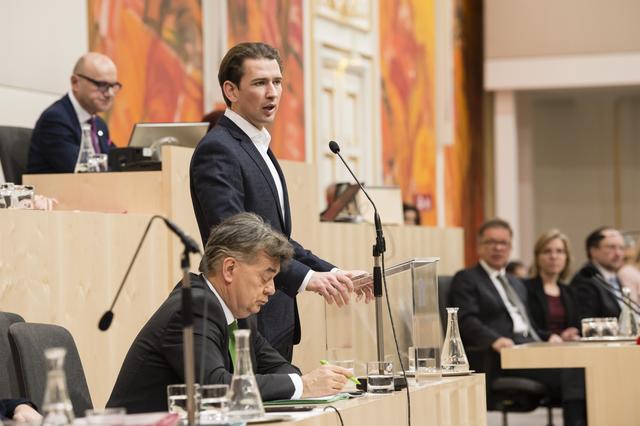 Bundeskanzler Sebastian Kurz kündigte am 15. März die komplette Schließung von Restaurants und Lokalen an.
