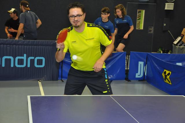 Andreas Felderer (TTV Raika Kirchdorf 1) siegte mit seinem Team in Fulpmes mit 7:3. | Foto: Gernot Schwaiger