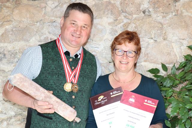 Preisgekrönt: Franz und Karin Zigeuner.