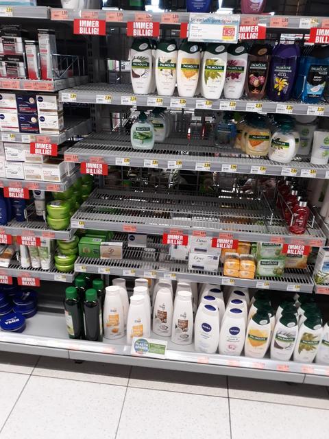 Die Seife hat es den Einkäufern heute bei Spar angetan.