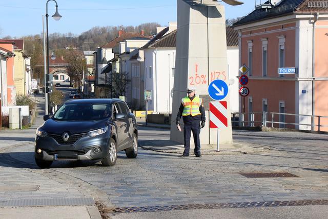 Freie Fahrt von Simbach nach Braunau an der alten Grenze.
