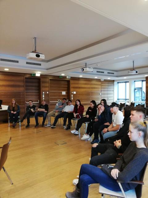 Die Klassensprecher beim Kongress in Bad Ischl.