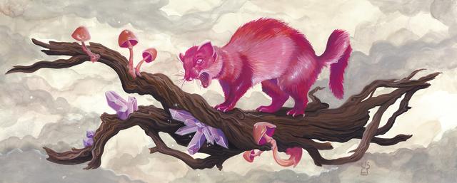 Eine Arbeit von Lisa Arnberger alias Missfelidae. | Foto: Missfelidae