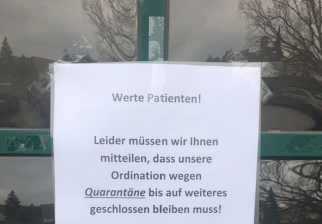 Arztpraxis war nur einen Tag geschlosen.