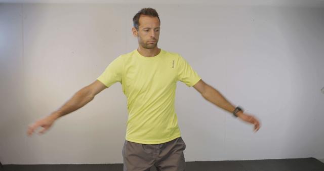 Am besten 5-10 Mal hin- und herschwingen