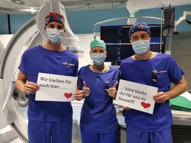 Dieses Foto aus dem Kepler Uniklinikum macht in den Sozialen Medien die Runde.