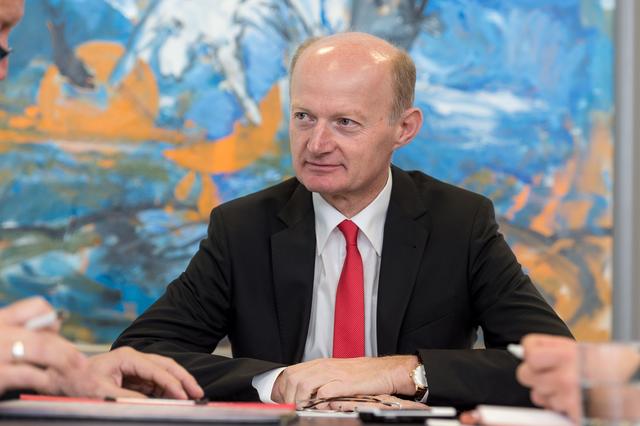 Franz Gasselsberger, Generaldirektor der Oberbank und Sprecher der Sparte Bank und Versicherung der Wirtschaftskammer OÖ: "Werden Abschwung erleben."
