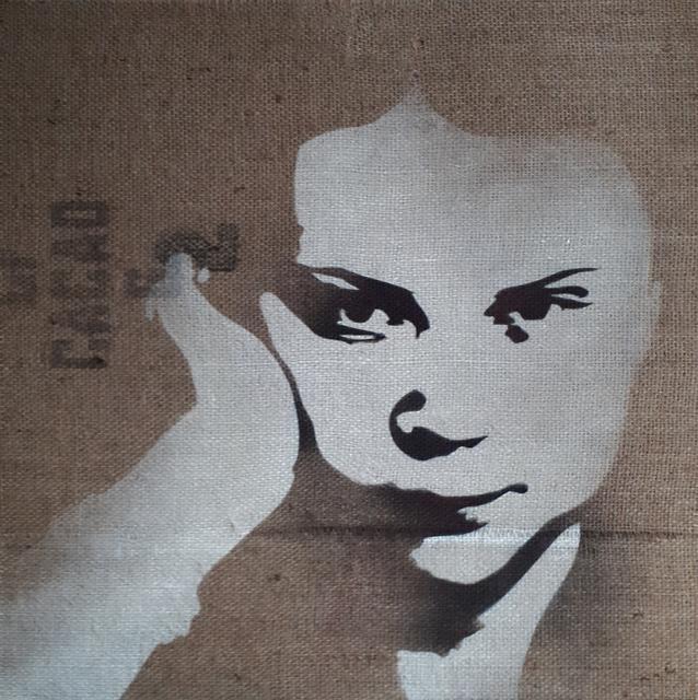Melchert experimentiert mit verschiedenen Malgründen, was den Portraits enorme Ausdruckskraft verleiht. | Foto: Melchert