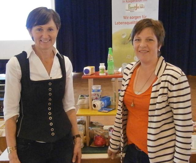 Informierten: Elisabeth Obweger (Referentin) und Isabella Angerer (AK-Leiterin Kleblach/Lind)