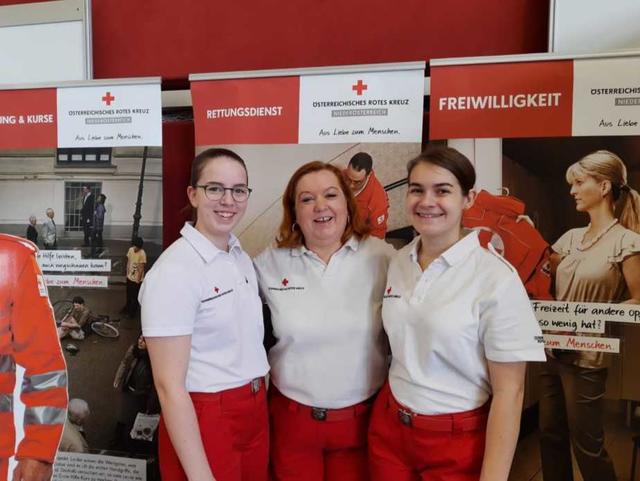 V.l.n.r.: Jasmin Kerschbaum, Anita Besenbeck und Viktoria Firlinger.