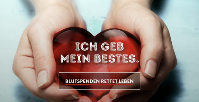 Das Rote Kreuz bittet um Teilnahme an den Blutspendeaktionen