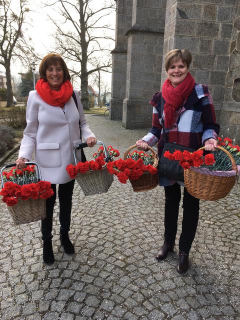 Von links: Erika Satzinger, Astrid Stitz.
