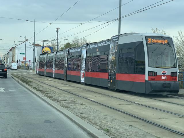 Geschichte der Brigittenau: Die Jubiläums-Garnitur der Linie 31 fährt ab sofort von Stammersdorf bis zum Schottenring. | Foto: BV20