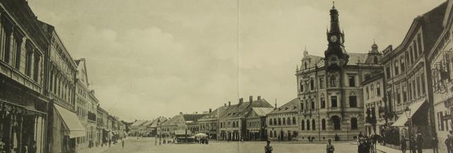 Der Amstettner Hauptplatz vor rund 100 Jahren. Damals herrschte auch in der Region eine Grippe-Epidemie – die sogenannte "Spanische Grippe".