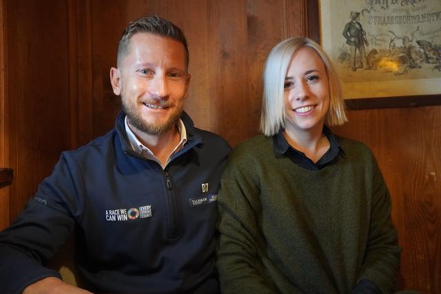 Haben es gemeinsam geschafft: Wolfgang Fankhauser und Julia Irnberger.