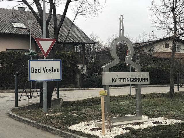 Nach Bad Vöslau hat jetzt auch die Nachbargemeinde Kottingbrunn den ersten positiv getesteten Covid19-Fall.