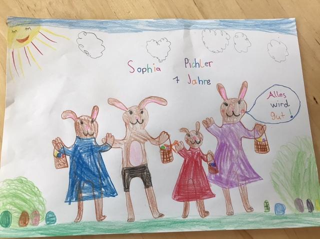 Auch wir freuen uns – wie Sophia Pichler – schon auf Ostern.