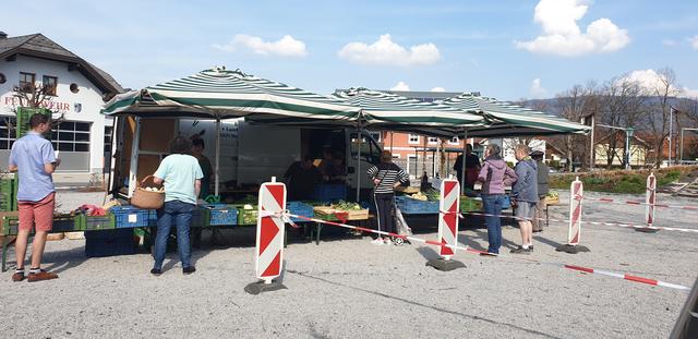 Für den notwendigen Sicherheitsabstand wurde gesorgt. | Foto: Gemeinde Anif