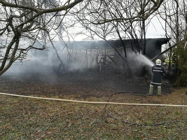 Die Feuerwehren Eisenberg, Kohfidisch und Deutsch Schützen waren im Löscheinsatz.