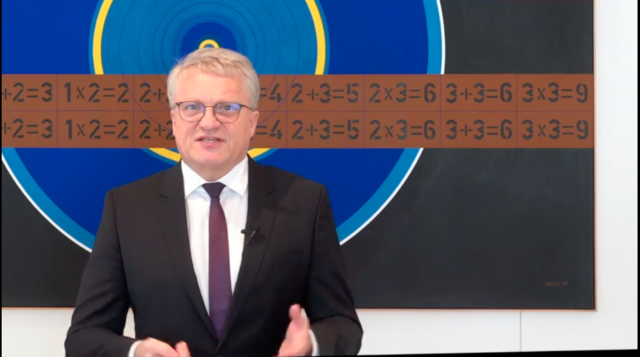 Bürgermeister Luger stellt den Hilfsfonds in einer Videobotschaft vor.