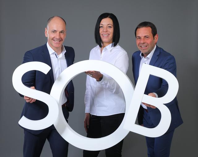 Günter Ramberger, Karin Blümel und Christian Schardl von SOB | Foto: SOB