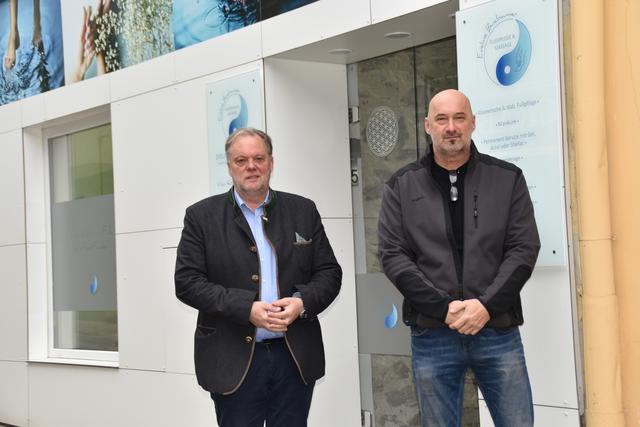 Wirtschaftsreferent Bürgermeister Martin Treffner, Unternehmer sowie Vermieter & Mieter Mario Mehsner
