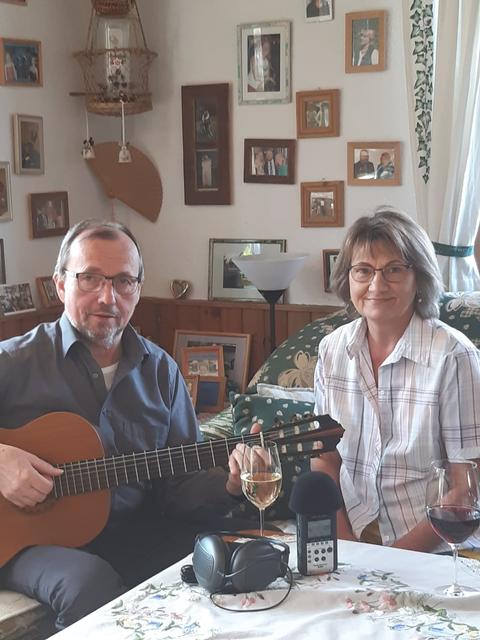 Hubert Tröbinger mit seiner Frau Traudi.