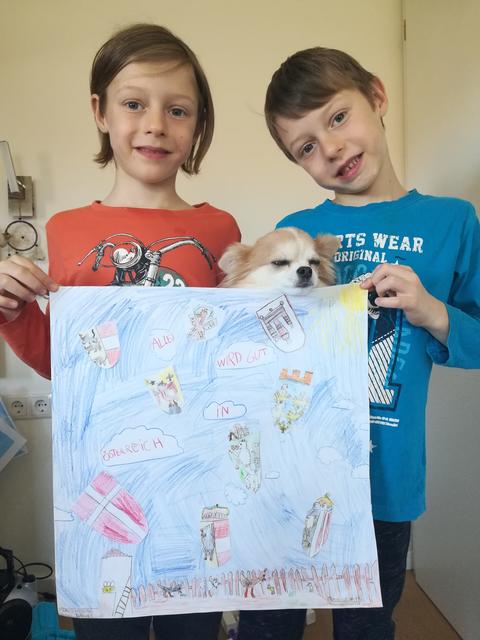 Tobias & Sebastian Loder-Taucher haben für unseren Malwettbewerb gezeichnet.