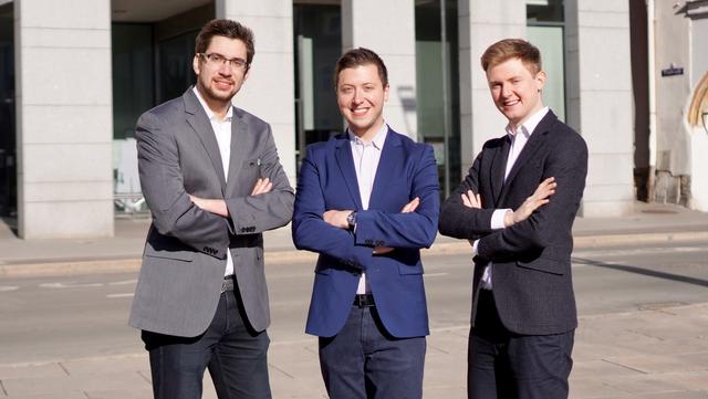 Die JVP-Kandidaten Gaber, Hofbauer, Sommer.