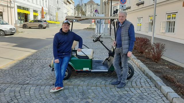 Martin Stierböck und Bürgermeister Alfred Babinsky | Foto: Stadtgemeinde Hollabrunn