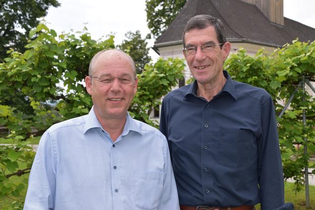 Peter Smolnig (rechts) ist als Visitenarzt im Einsatz.