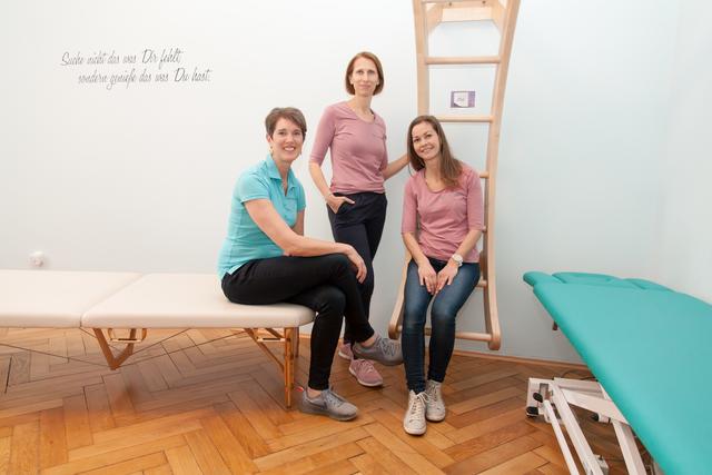 Arbeit in der Praxis derzeit zu risikoreich: Jutta Kojalek, Eva Sommer und Bettina Bodner