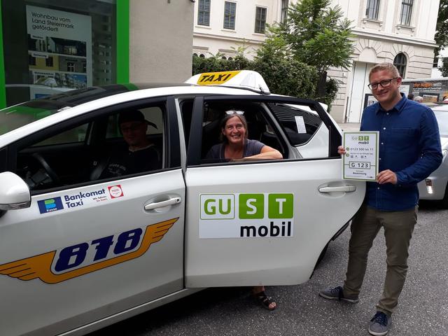 Trotz Krise steht das GUSTmobil in Graz weiterhin zur Verfügung.