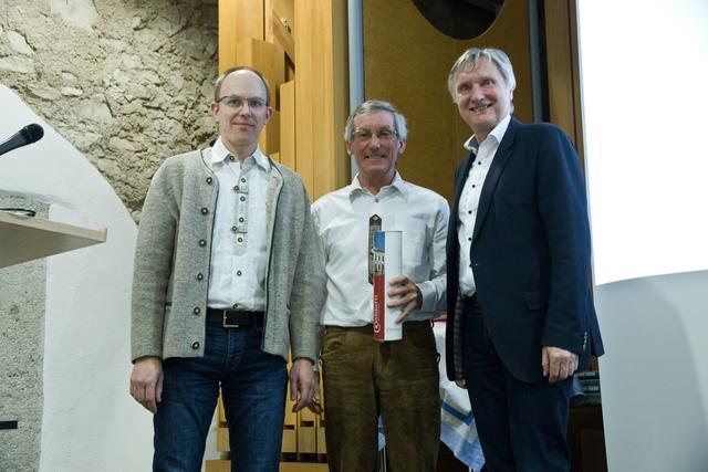 Michael Petter, Kurt Einzinger, Bürgermeister Wolfgang Veitz (v.li.)