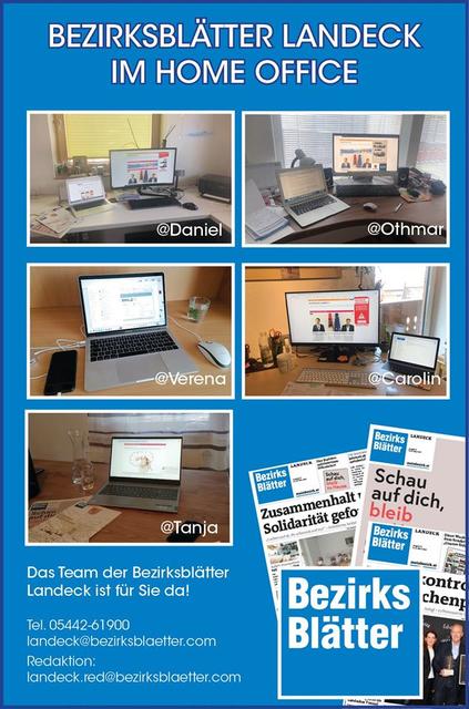 So sieht es aus, wenn unser Team von zuhause aus "Zeitung macht".