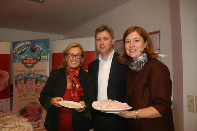 Gaby Kritsch, Rudolf und Claudia Berger: "Schinken ist Kultur von Österreich!"