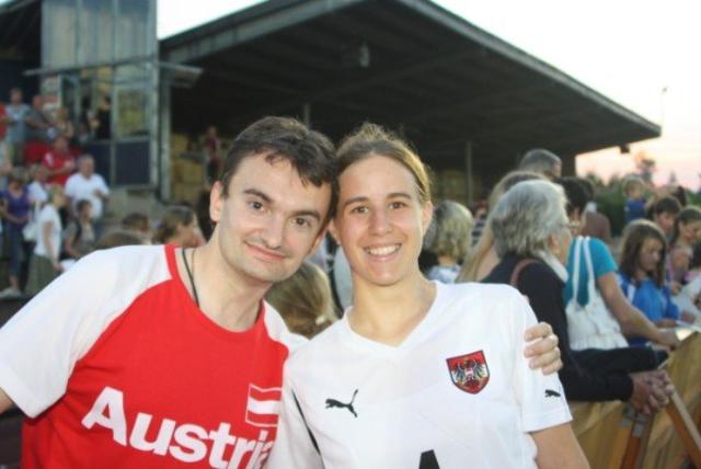Ländermatch-Foto beim 6:0-Sieg Österreichs gegen Malta am 9. Juni 2010 in Ottensheim.