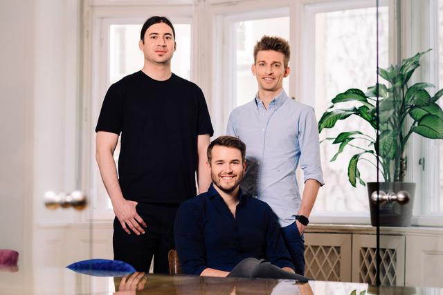 Gründertrio refurbed (v. l.): Jürgen Riedl, Peter Windischhofer und Kilian Kaminski