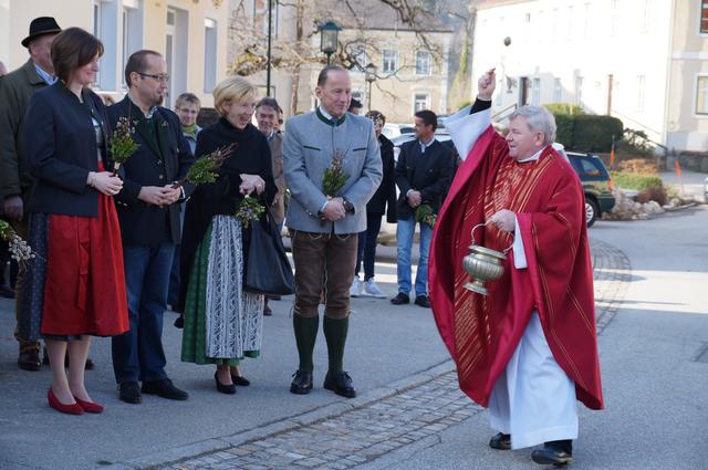 So eine beschwingte Palmweihe, wie hier in St. Oswald ob Eibiswald, wird es heuer nicht geben. Ostern wird dafür ganz nah innerhalb der Familien gefeiert werden. | Foto: Veronik