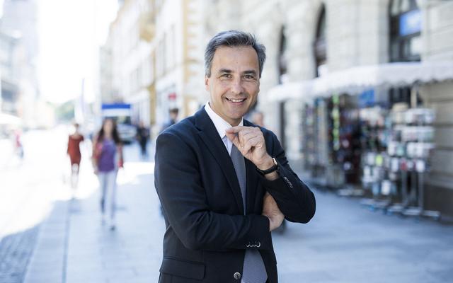Optimistisch in die Zukunft: Bürgermeister Siegfried Nagl