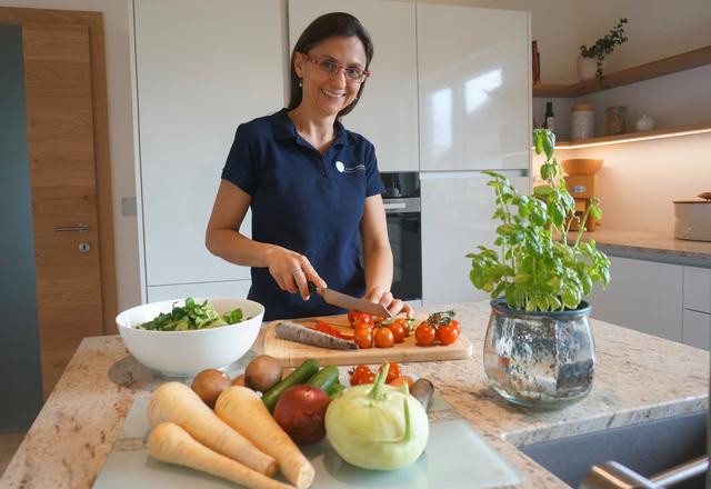 Miriam Schaufler weiß, dass gesunde Ernährung einen großen Stellenwert für die Gesundheit hat. | Foto: Schaufler