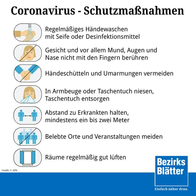 Corona-Virus: Schutzmaßnamen beachten!