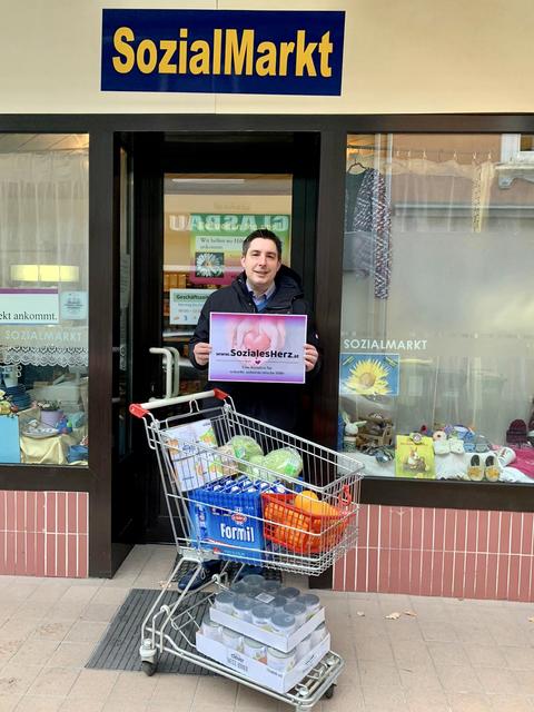 Christoph Staudacher zeigt soziales Herz.