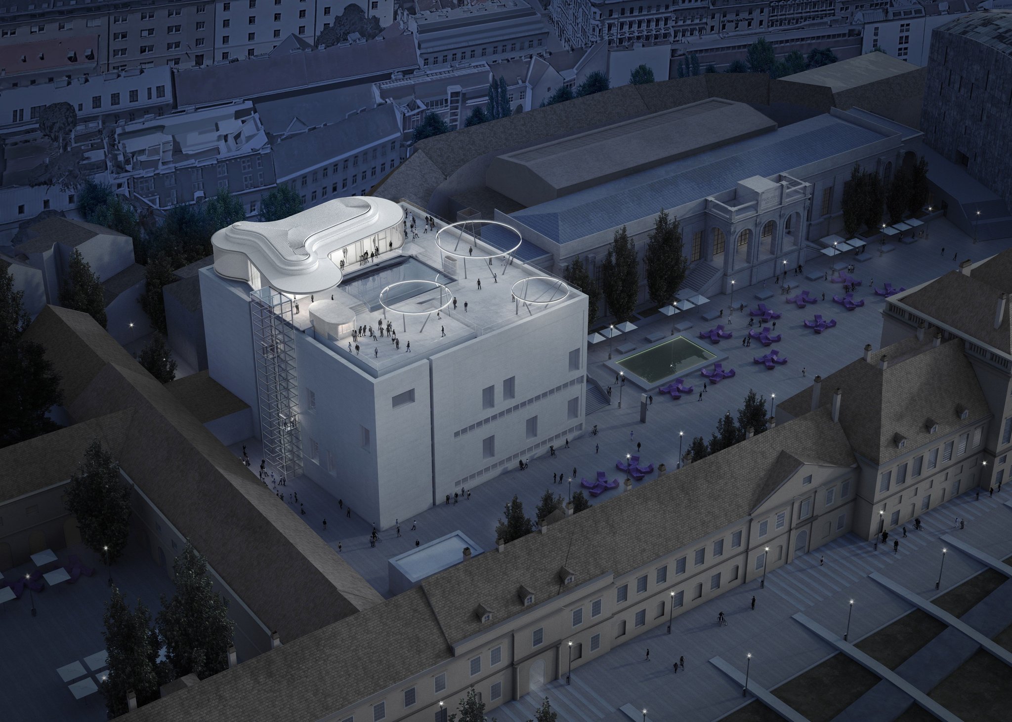 Museumsquartier: Eröffnung der "MQ Libelle" wird verschoben - Neubau