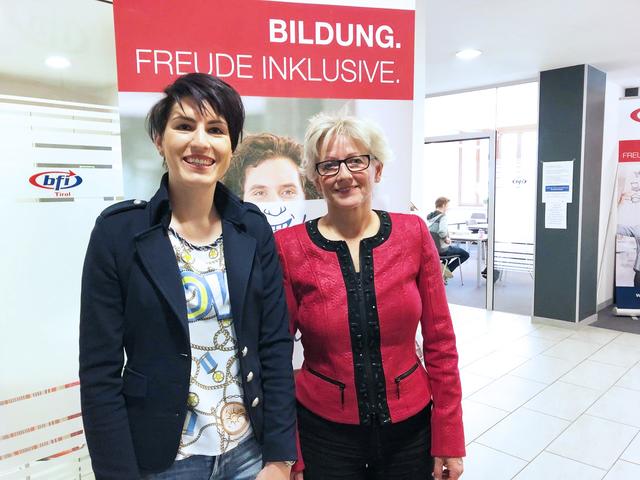 Alexandra Höck und Martha Weinberger.